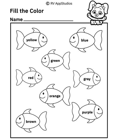 Printable Coloring Pages For Kids Preschool Worksheets Free