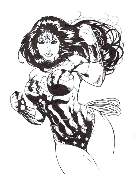 Dessin Wonder Woman 71 coloriages à imprimer