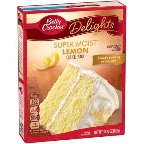 View top rated betty crocker lemon cake mix cookie recipes with ratings and reviews. Betty Crocker Supermoist Cake Mix, Lemon, 15.25 Oz, yellow ...