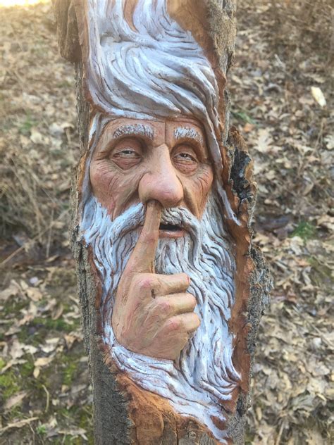 Cottonwood Bark Carving By Josh Carte Wood Carving Art Chainsaw