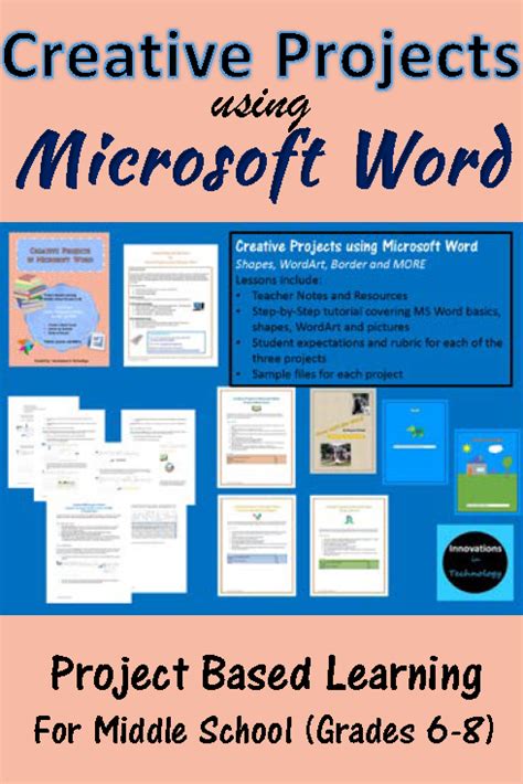 Creative Projects Using Microsoft Word Shapes Wordart Borders And More