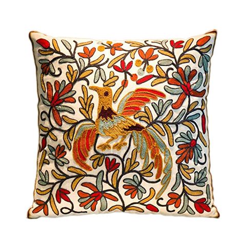 Embroidered Pillow Covers Embroidery Designs