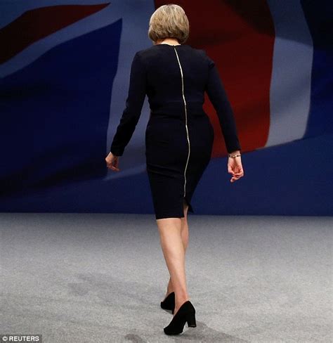 The £1 395 Dress That Gives Any Woman The Wow Factor Tory Home Secretary Theresa May Models The