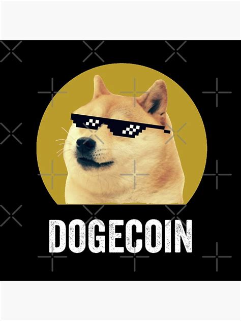 Dogecoin Canvas Print For Sale By Tastyle Redbubble