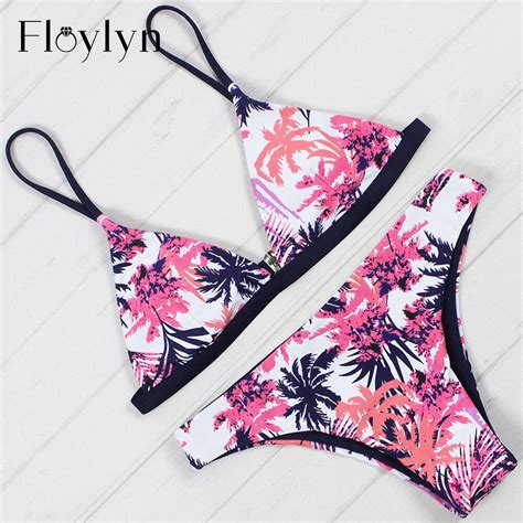 Buy Floylyn Brazilian Bikinis Women Triangle Bikini