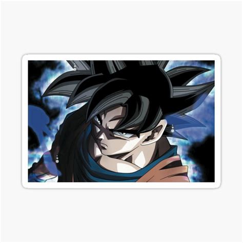 Best Fan Art Goku Ultra Instinct Sticker By Llrojasdesing Redbubble