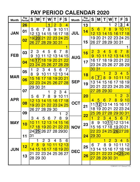Fy20 Pay Period Calendar Lark Devinne