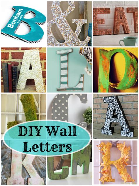 Diy Wall Letters 16 Awesome Projects Deja Vue Designs