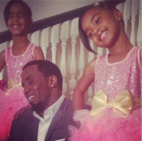 diddy attends his first father daughter dance reveals on ellen that bed wetting led to