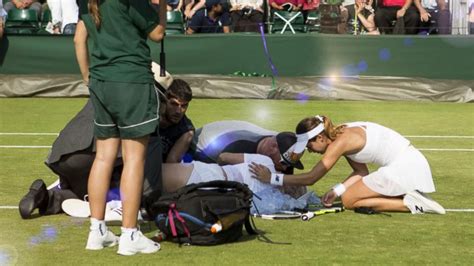 The championships, wimbledon, commonly known simply as wimbledon or the championships, is the oldest tennis tournament in the world and is widely regarded as the most prestigious. US tennis star collapses mid-match at Wimbledon Video ...