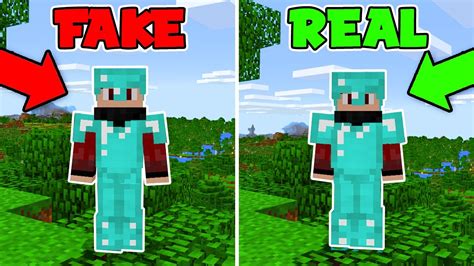 Fake diamond armor backwards skin troll follow me here! FAKE Diamond Armor Challenge in Minecraft Pocket Edition ...