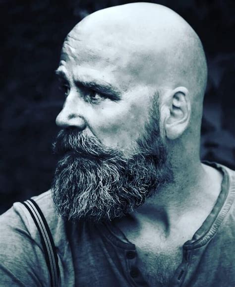 30 Cool Bald Men With Beard Styles Shaved Head With Beard Style Bald Men With Beards Best