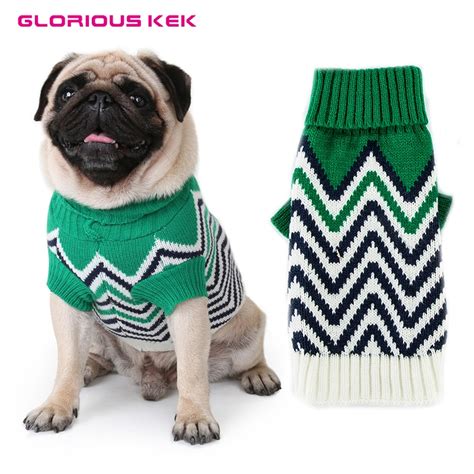 Glorious Kek Dog Sweaters Winter Warm Dog Clothes Fashion Knit Pet