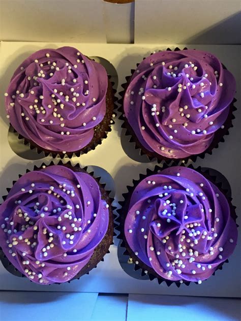 Purple Cupcakes Purple Cupcakes Dessert Cupcakes Sweet Treats