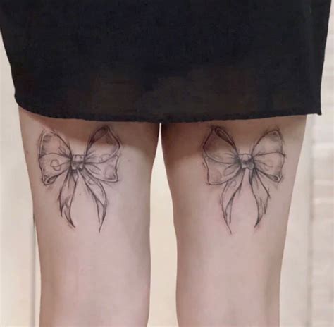 Top More Than 73 Bow Tattoos On Thigh Super Hot Vn