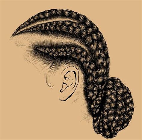 How To Draw African American Braids At How To Draw