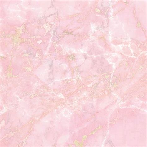 Rose Gold Metal Veins On Light Pink Marble Wallpaper Pink Marble