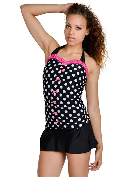 Retro Halter Polka Dot Swim Suit Swimsuits Fashion Suits