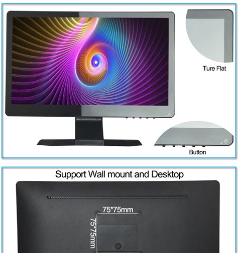 Widescreen 156 Inch 16 9 Led Computer Monitor With Hdmied Input