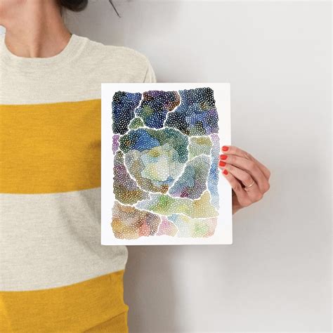 Freckle Topography Wall Art Prints By Kelly Place Minted