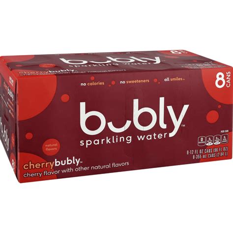 Bubly Sparkling Water Cherry Sparkling And Seltzer Reasors