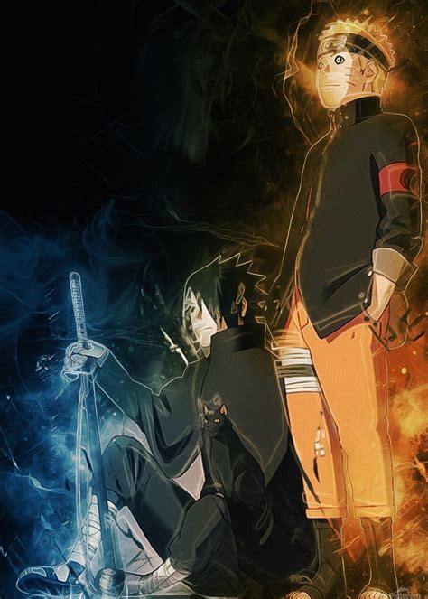 Naruto And Sasuke Coolbits Artworks Print Naruto And Sasuke Wallpaper Naruto Drawings