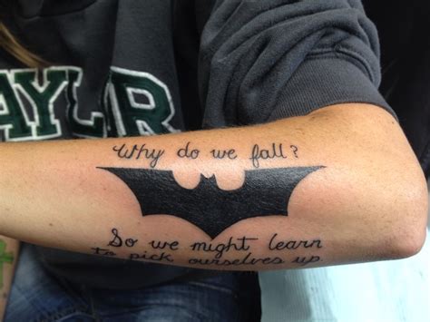 Batman tattoos )) disturbing is the word that keeps repeating in my head. Another view | Tattoo quotes, Batman tattoo, Tattoos