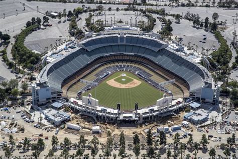 Thousands Of Fans Welcome At Dodger Stadium Angel Stadium Los