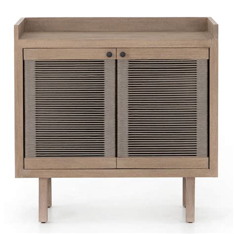 Mason Modern Classic Brown Teak Wood Outdoor Storage Cabinet