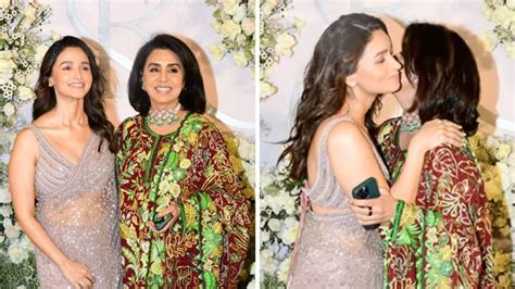 Neetu Kapoor Calls Alia Bhatt Her Dil As They Hug At Sidharth Malhotra Kiara Advanis Mumbai