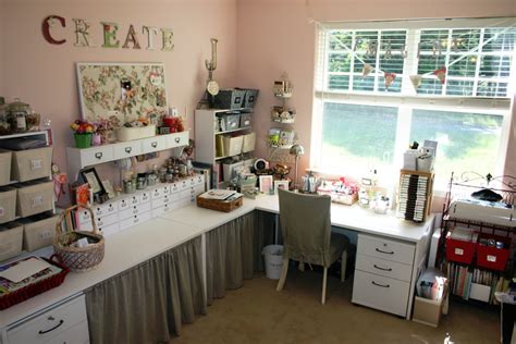 Add some rustic farmhouse charm while getting organized. Craft Room Design Ideas | Home Design 2015