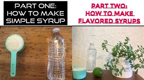 How 2 Make Simple Syrup And Infusedflavored Syrup Youtube