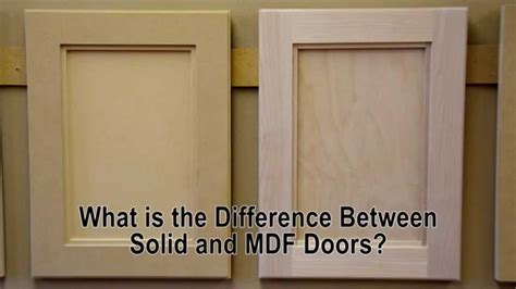 Mdf cabinet doors may require painting more often than the rest of the cabinet, because the doors are more exposed to scratches and other damaging when you paint the mdf cabinet doors, you need to consider the material you are working with. What is the difference between solid wood and MDF cabinet ...