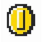 Mario Coin Bros Pixel Minecraft Clipart Transparent