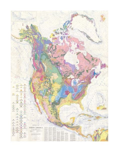 Geological Map Of North America