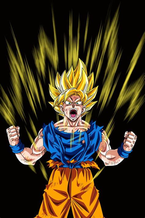 Rather than a particular person, it is a kindhearted saiyan who can become one. Anime Dragon Ball Z Goku Super Saiyan 2 charging up poster ...