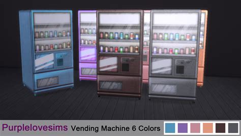 Purplelove Sims Vending Machine S4cc Poly 100 Base Game