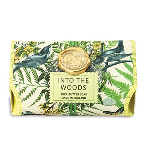 Moisturizing soap is an option that adds moisture to your skin. Michel Design Works Large Bath Soap Bar -Into the Woods