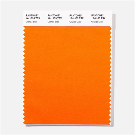 Buy Pantone Polyester Swatch 16 1355 Orange Slice