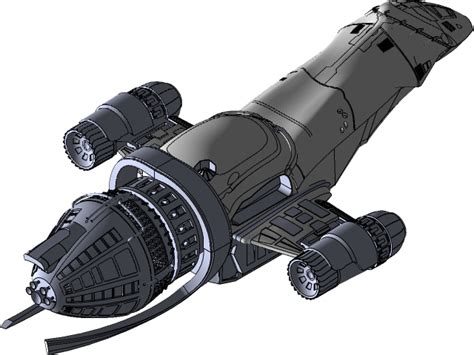 Firefly Serenity 3d Cad Model Library Grabcad