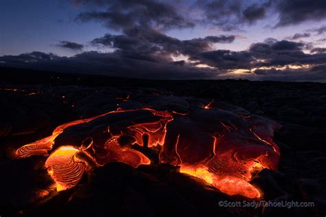 How To Photograph The Hawaii Lava Flow 2016 Tahoe Light Photography
