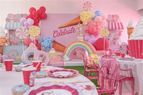 Candy Theme Birthday Background Photography Welcome To Candyland Baby