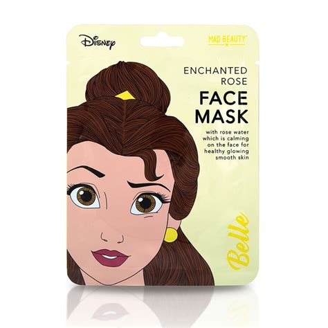 Mad Beauty Gesichtsmaske Disney Princess Face Mask Belle Pink Panda