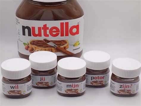 Mini Nutella Set Wil Jij Mijn Meter Peter Zijn HoolaPola