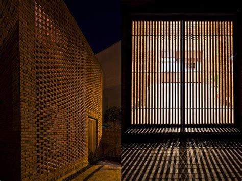 A Creative Brick House Controls The Interior Climate And