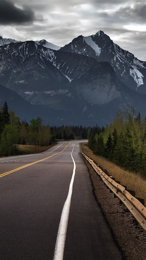 Road To Mountains Hd Wallpaper - [1080x1920]