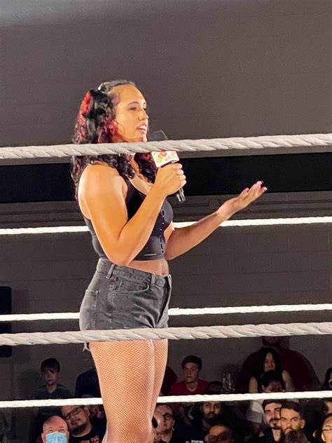 Simone Johnson Appears Cuts Promo At Nxt House Show Wonf4w Wwe