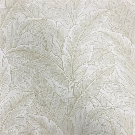 Wallquest Pear Tree Leaf Pattern Wallpaper Modern Metallic Glitter