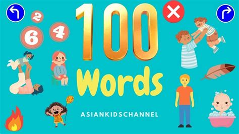 Simple Kids Vocabulary Words English Learn 100 Simple Vocabulary