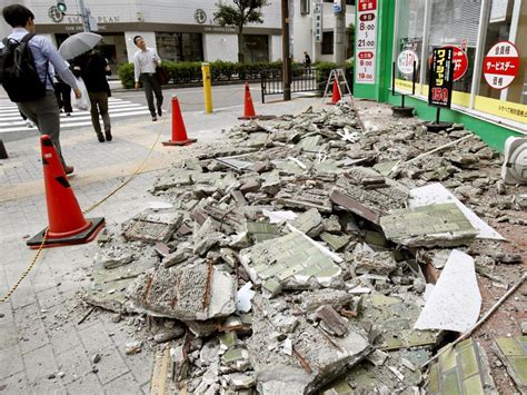 Osaka Japan Earthquake Causes Fatalities Scattered Damage Perthnow